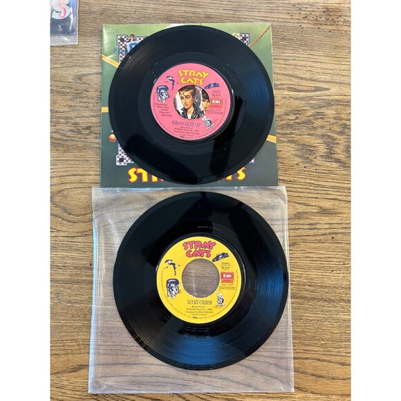 Stray Cats "Sexy + 17" Vinyl Record Set With Picture Sleeve Album - Picture 4 of 4